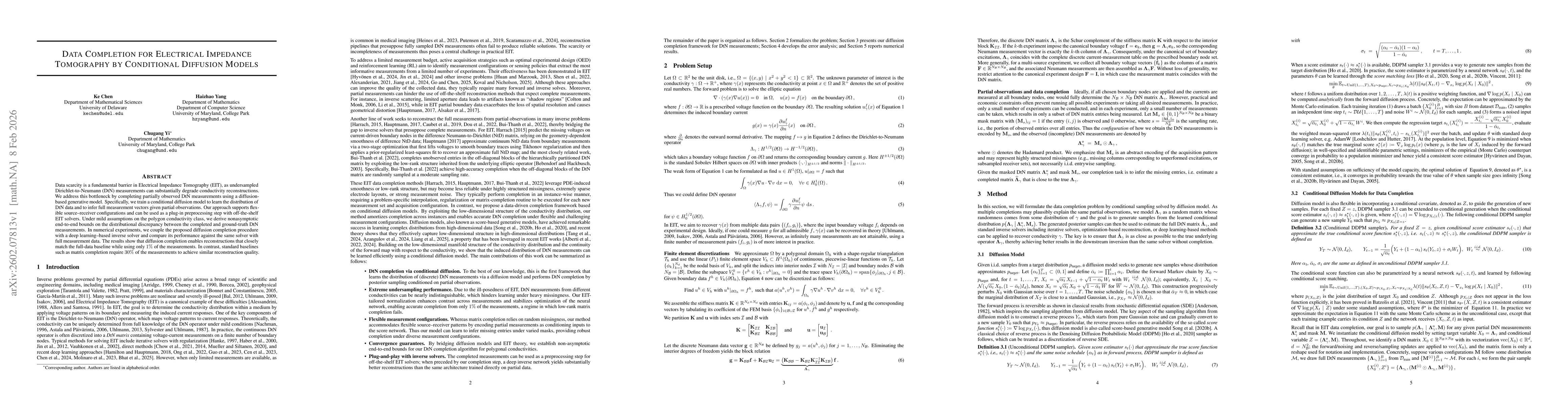 Thumbnail for Data Completion for Electrical Impedance Tomography by Conditional Diffusion Models