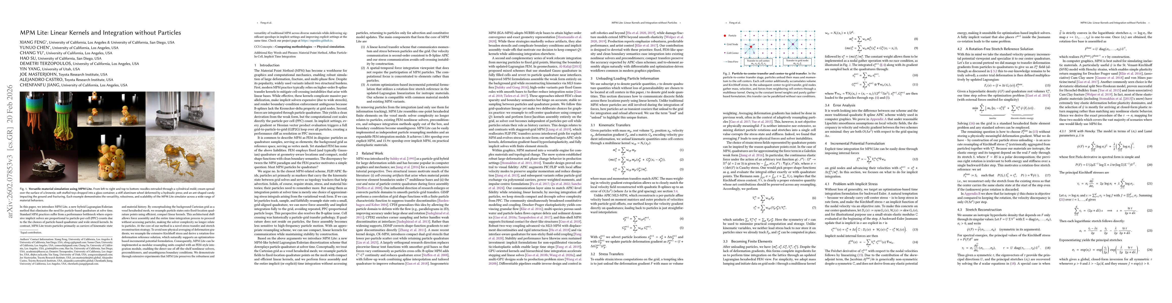 Thumbnail for MPM Lite: Linear Kernels and Integration without Particles