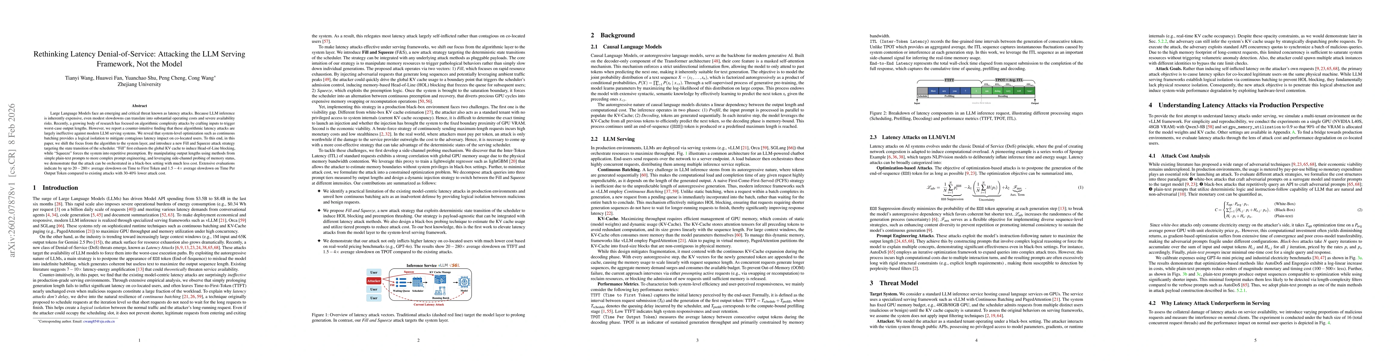 Thumbnail for Rethinking Latency Denial-of-Service: Attacking the LLM Serving Framework, Not the Model