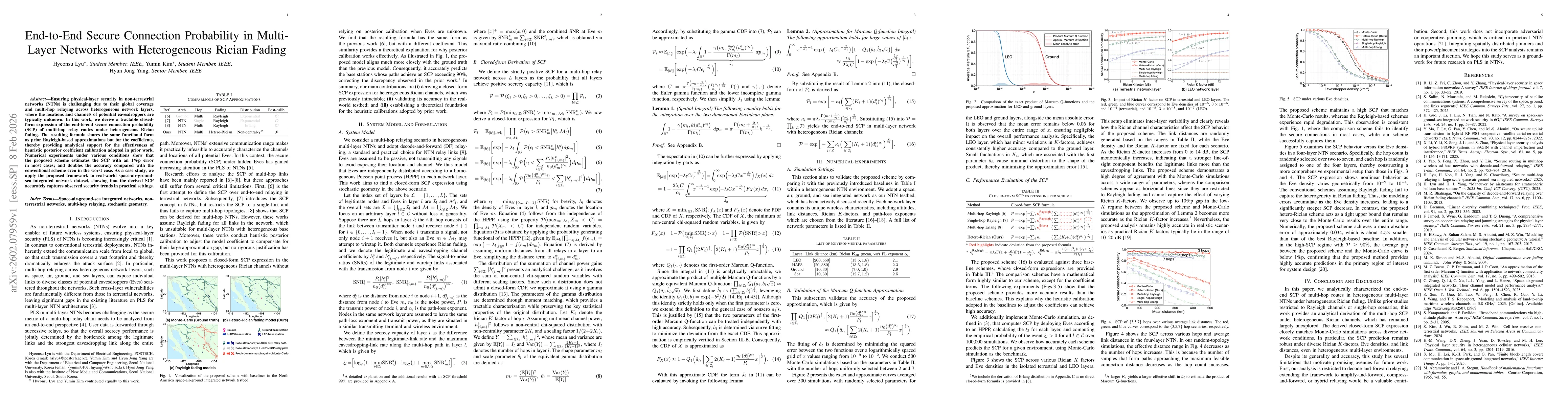 Thumbnail for End-to-End Secure Connection Probability in MultiLayer Networks with Heterogeneous Rician Fading
