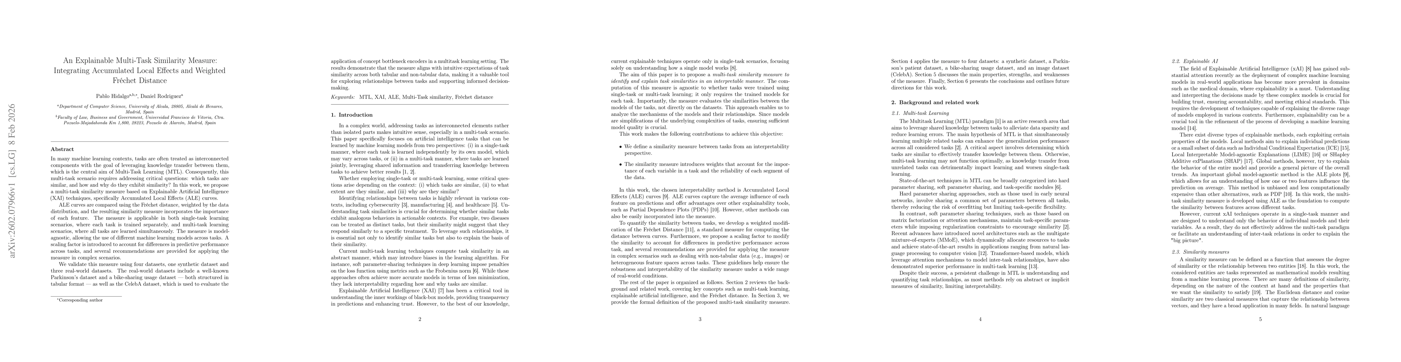 Thumbnail for An Explainable Multi-Task Similarity Measure: Integrating Accumulated Local Effects and Weighted Fréchet Distance