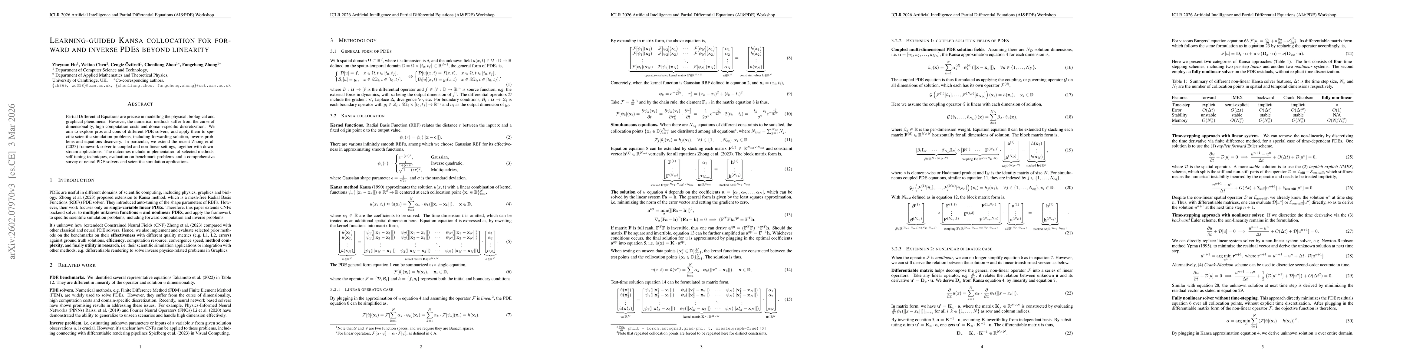 Thumbnail for Learning-guided Kansa collocation for forward and inverse PDEs beyond linearity