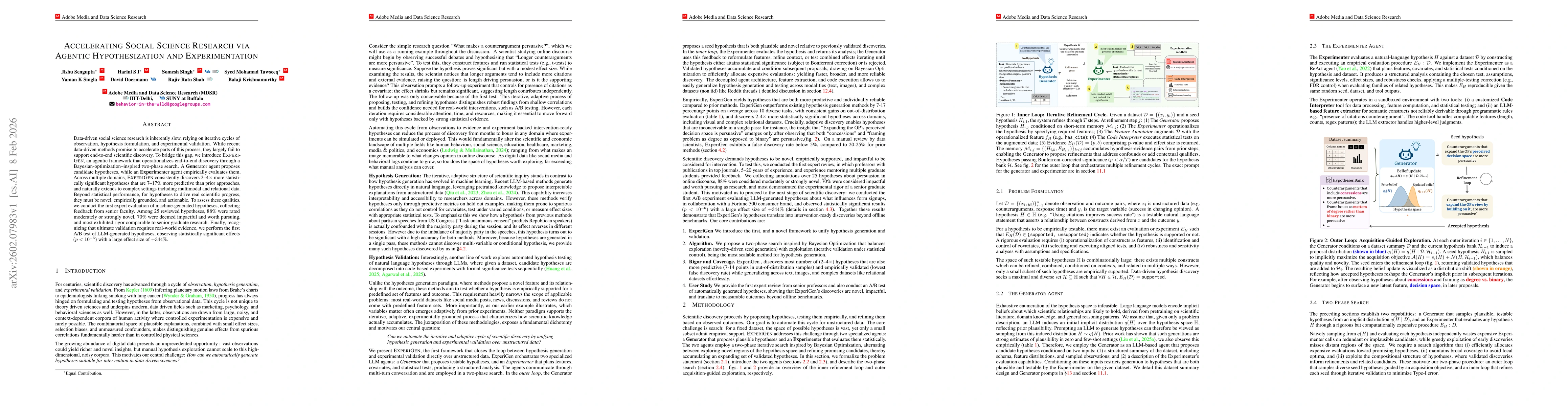 Thumbnail for Accelerating Social Science Research via Agentic Hypothesization and Experimentation