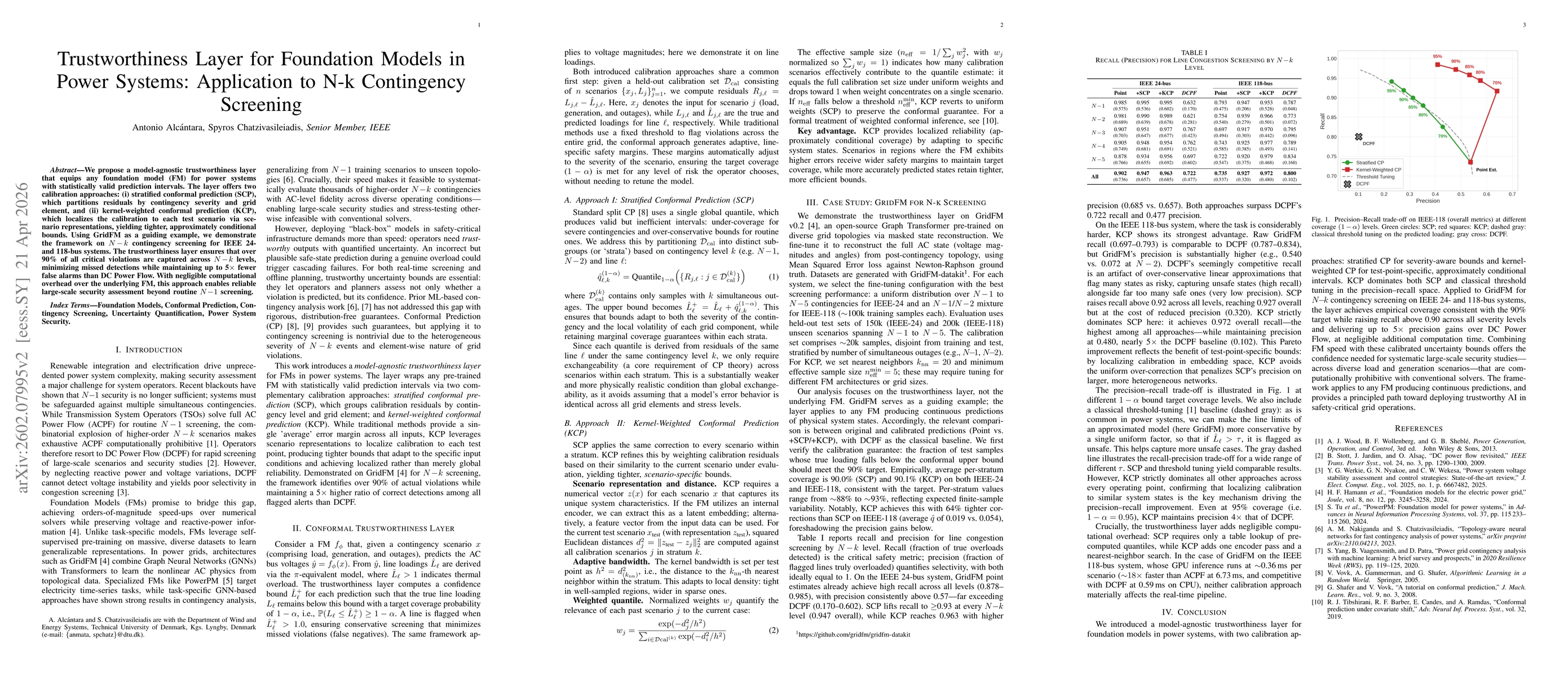 Thumbnail for Trustworthiness Layer for Foundation Models in Power Systems: Application for N-k Contingency Assessment