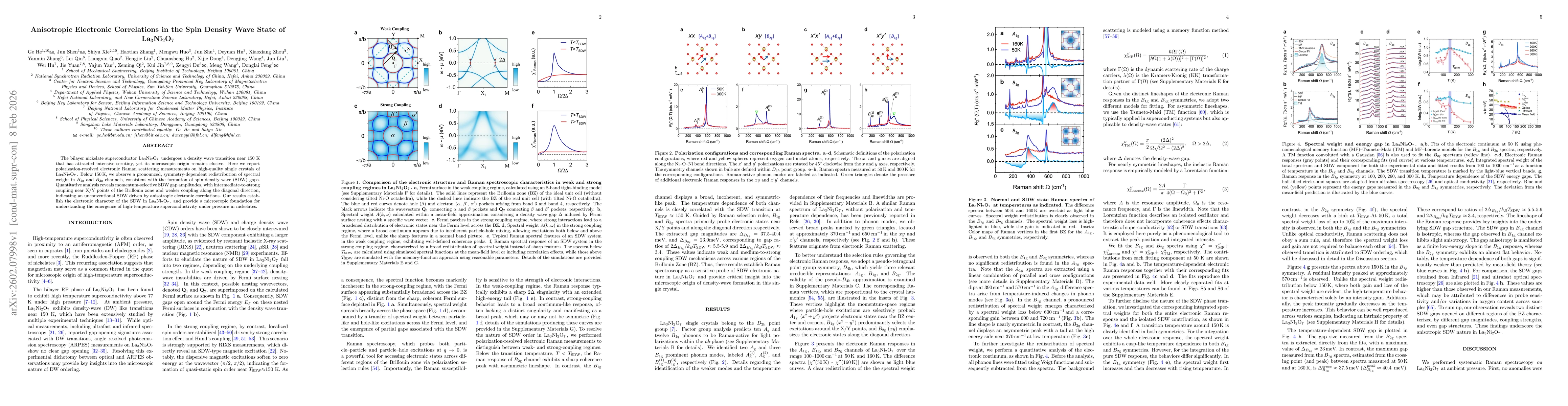 Thumbnail for Anisotropic Electronic Correlations in the Spin Density Wave State of La$_3$Ni$_2$O$_7$