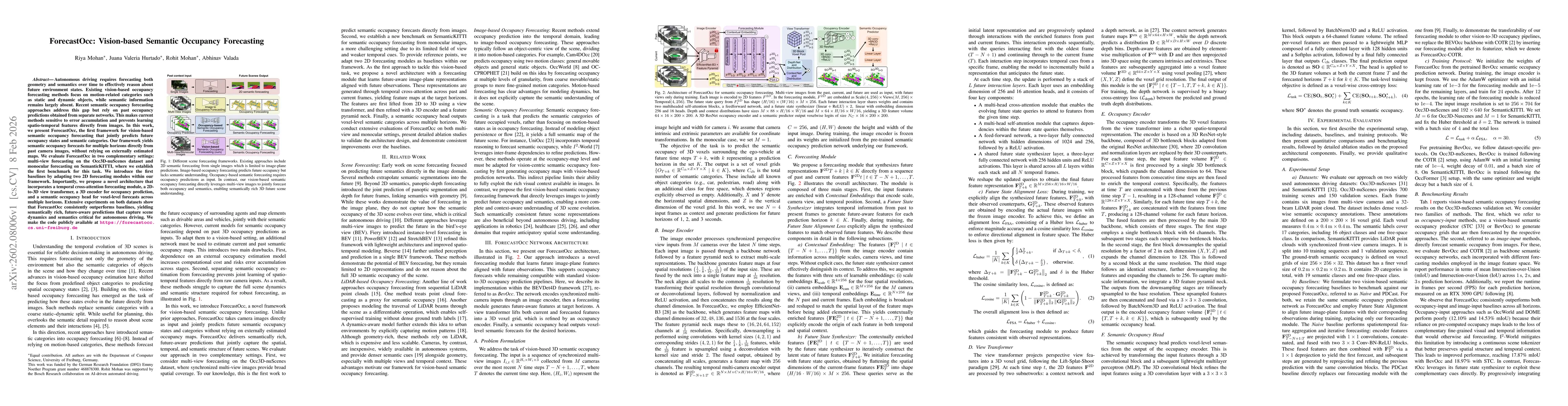 Thumbnail for ForecastOcc: Vision-based Semantic Occupancy Forecasting