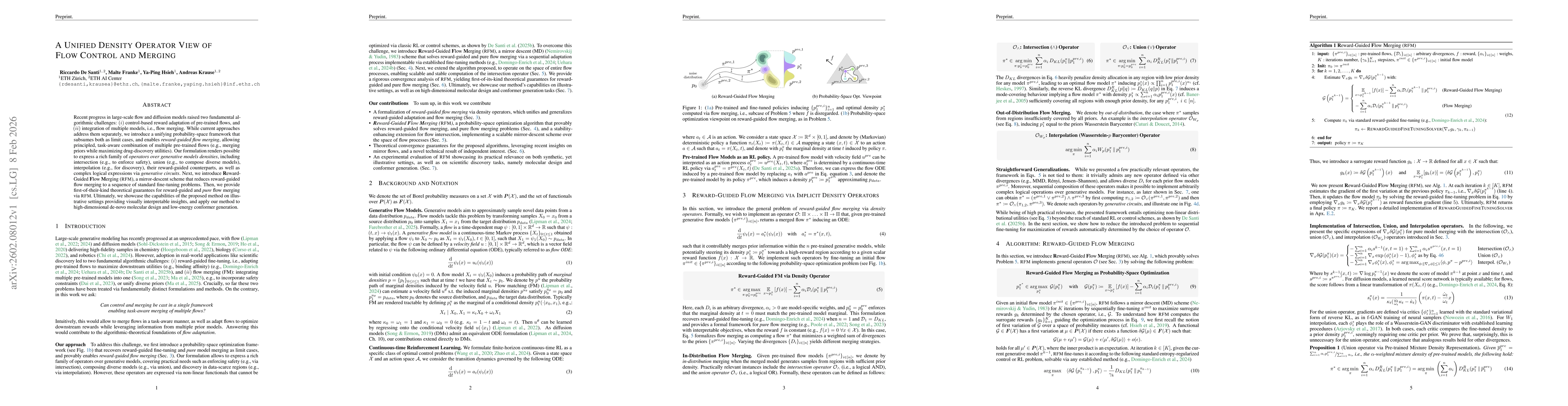 Thumbnail for A Unified Density Operator View of Flow Control and Merging