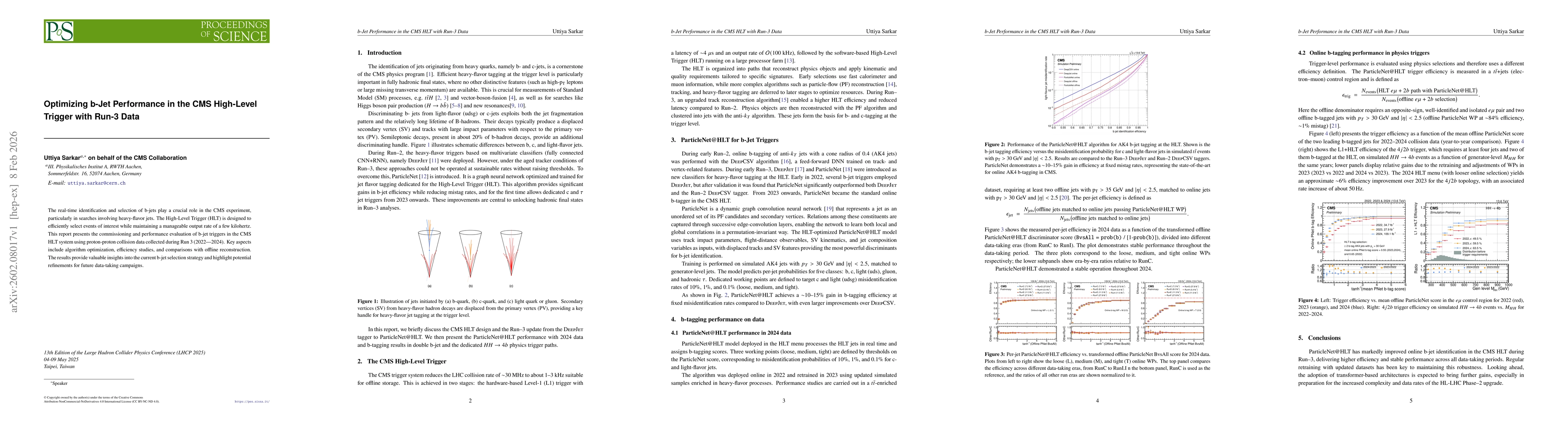 Thumbnail for Optimizing b-Jet Performance in the CMS High-Level Trigger with Run-3 Data