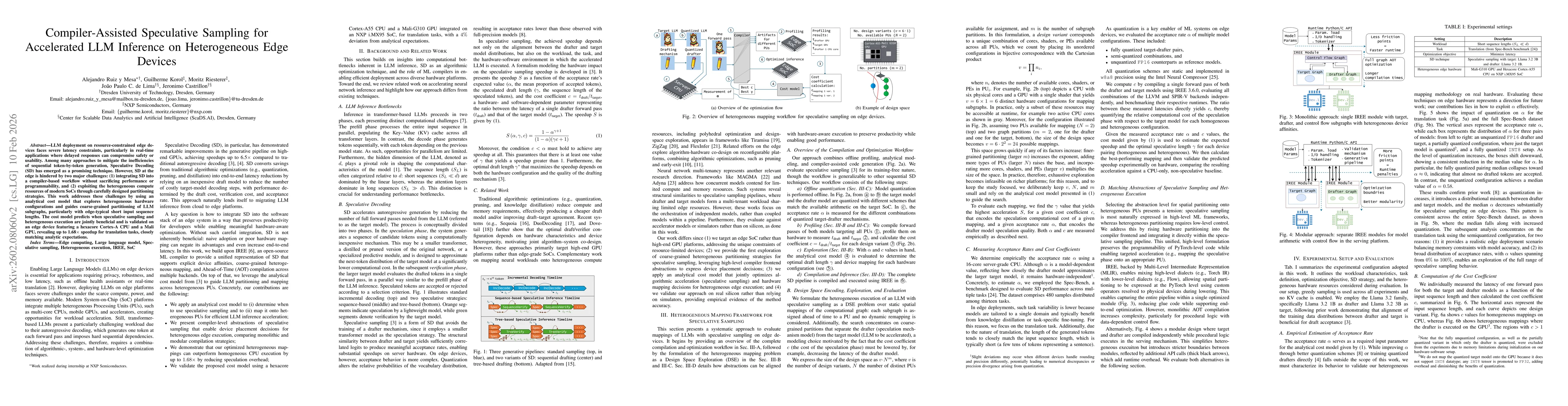 Thumbnail for Compiler-Assisted Speculative Sampling for Accelerated LLM Inference on Heterogeneous Edge Devices