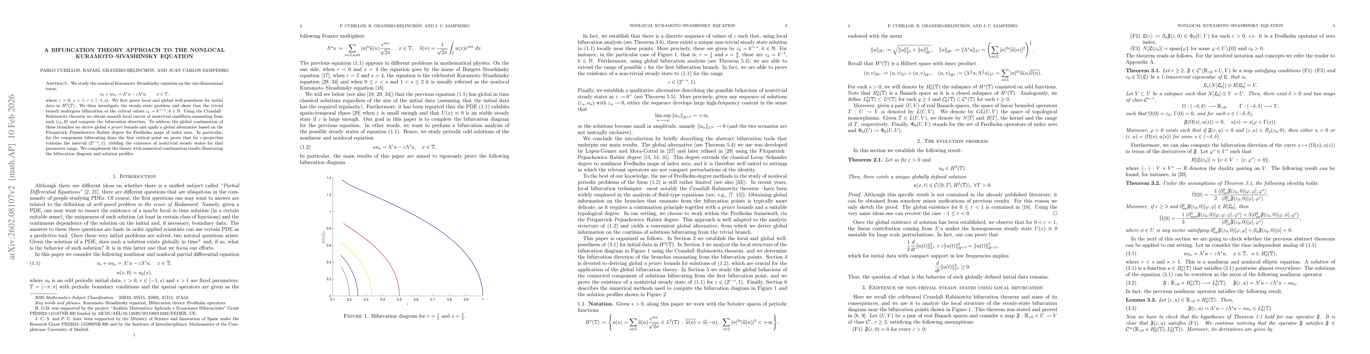 Thumbnail for A bifurcation theory approach to the nonlocal Kuramoto-Sivashinsky equation