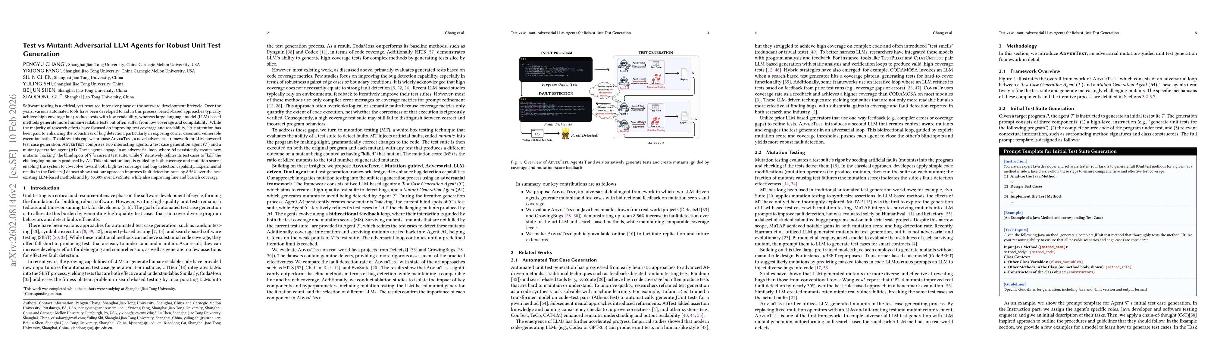 Thumbnail for Test vs Mutant: Adversarial LLM Agents for Robust Unit Test Generation