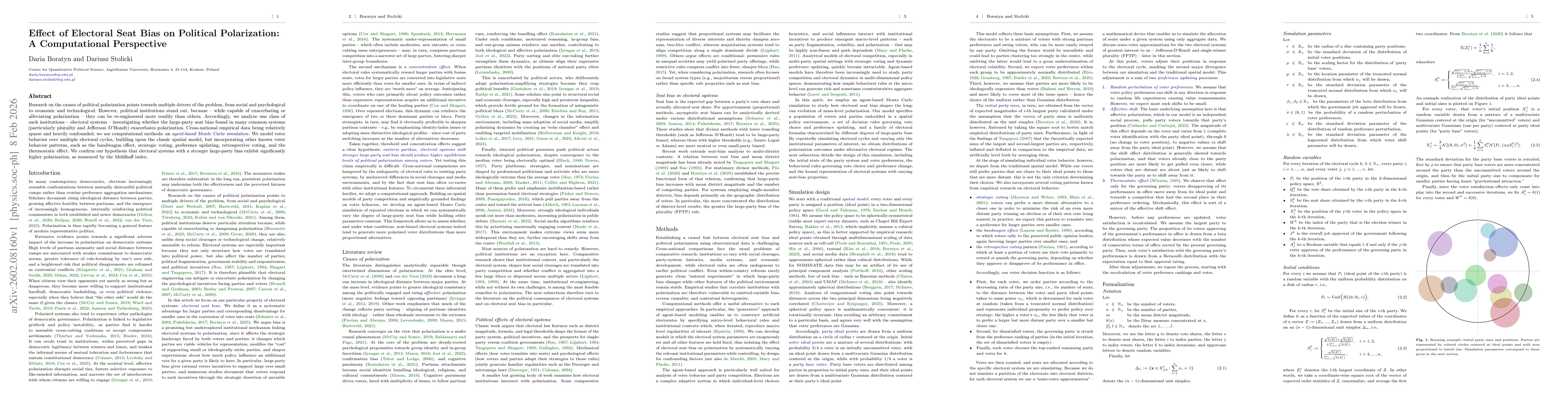 Thumbnail for Effect of Electoral Seat Bias on Political Polarization: A Computational Perspective