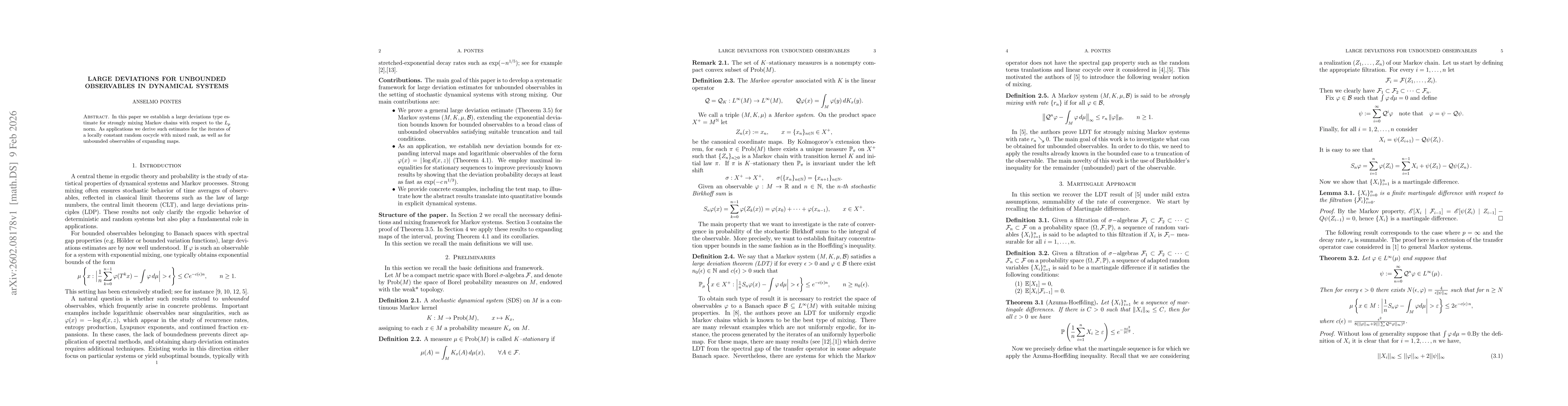 Thumbnail for Large deviations for some unbounded observables in dynamical systems