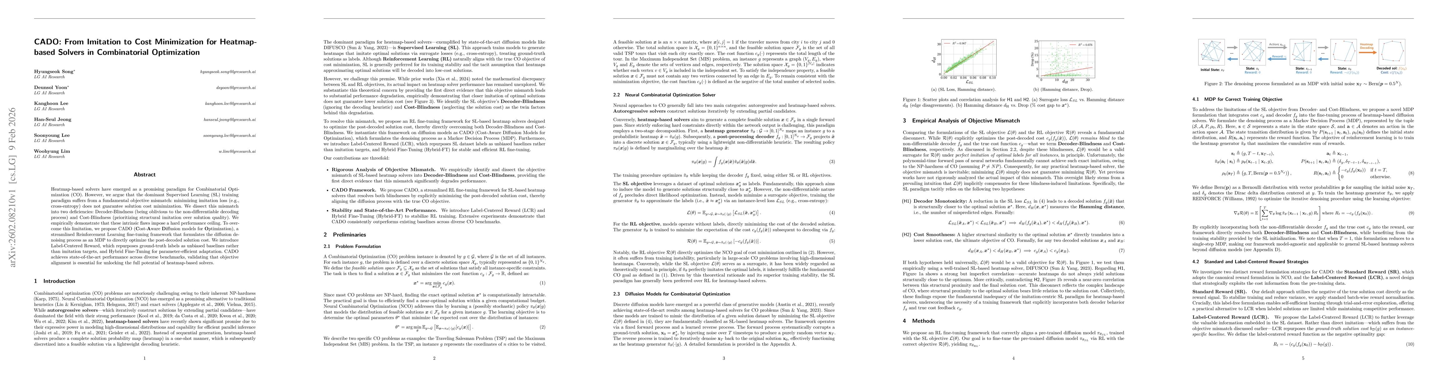 Thumbnail for CADO: From Imitation to Cost Minimization for Heatmap-based Solvers in Combinatorial Optimization