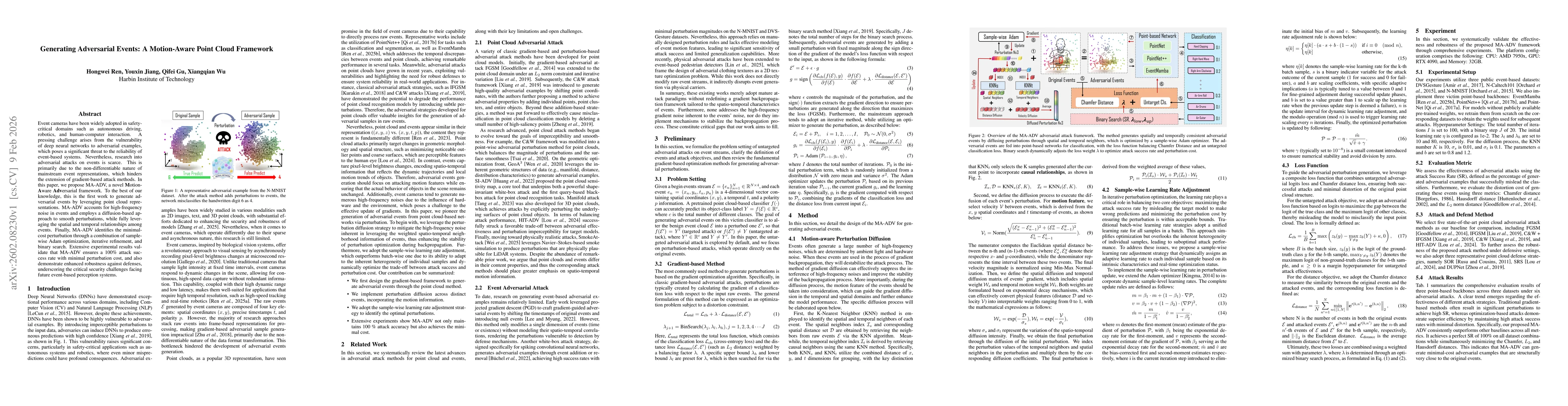 Thumbnail for Generating Adversarial Events: A Motion-Aware Point Cloud Framework