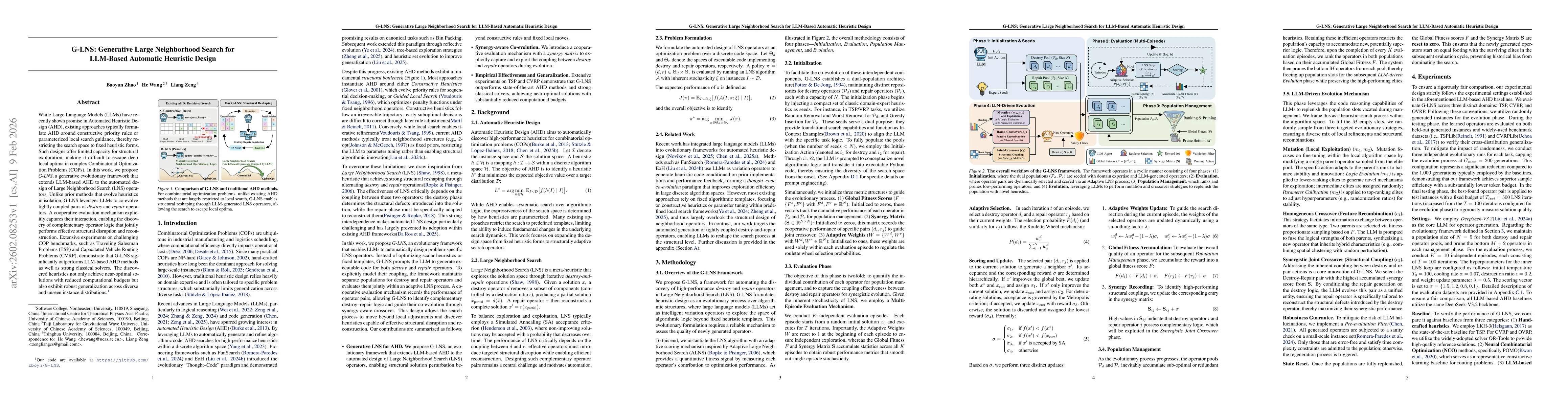 Thumbnail for G-LNS: Generative Large Neighborhood Search for LLM-Based Automatic Heuristic Design