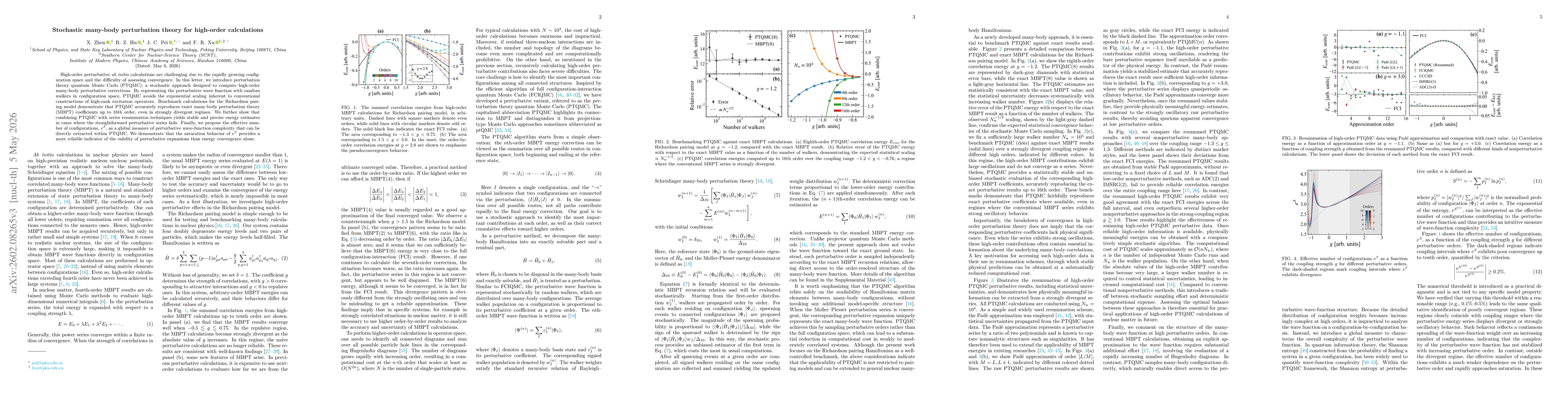 Thumbnail for Stochastic many-body perturbation theory for high-order calculations