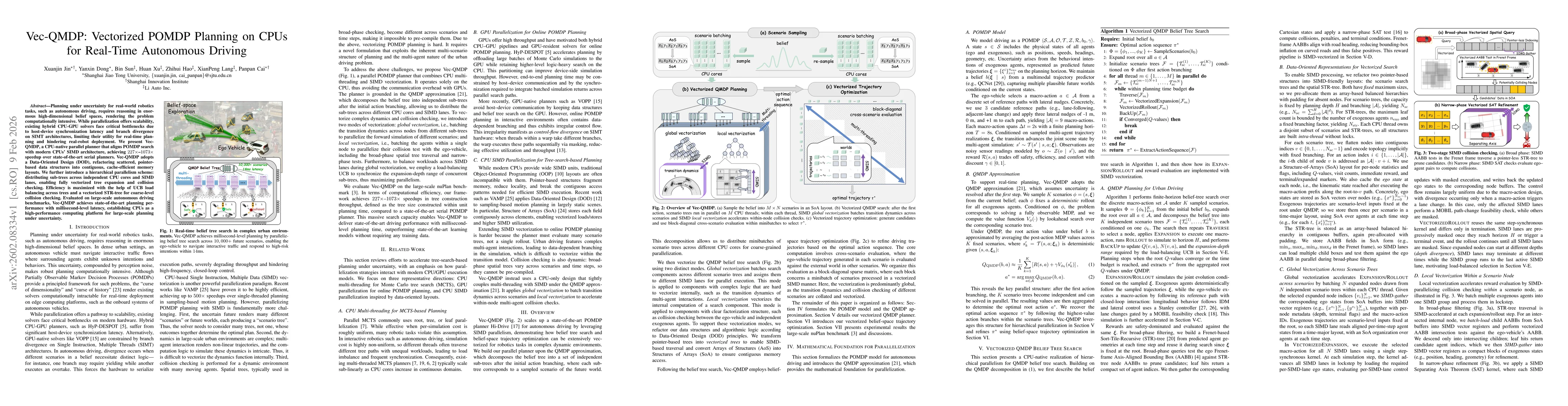 Thumbnail for Vec-QMDP: Vectorized POMDP Planning on CPUs for Real-Time Autonomous Driving
