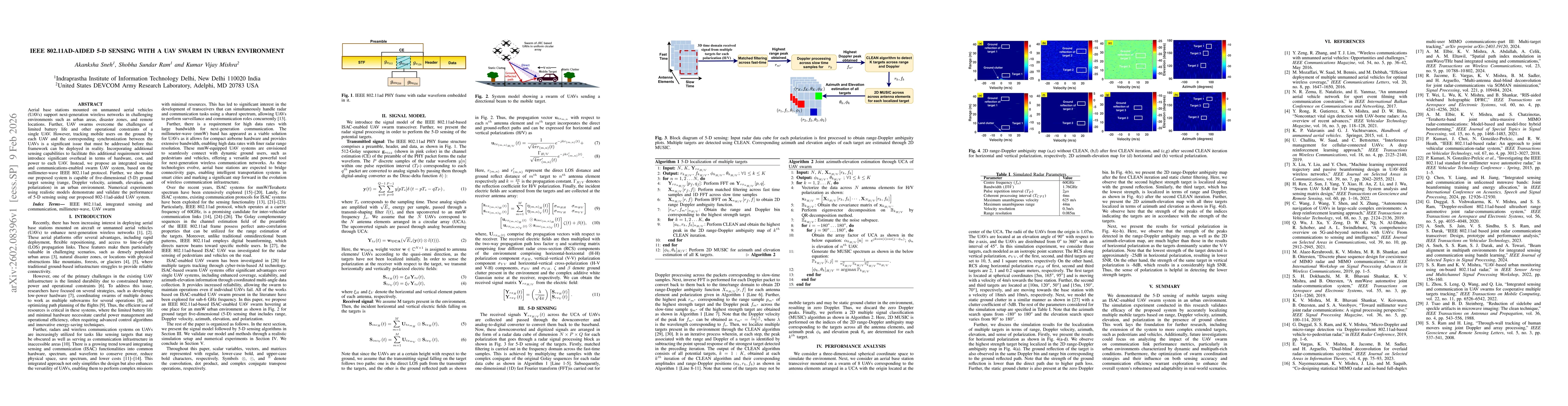 Thumbnail for IEEE 802.11ad-Aided 5-D Sensing with a UAV Swarm in Urban Environment