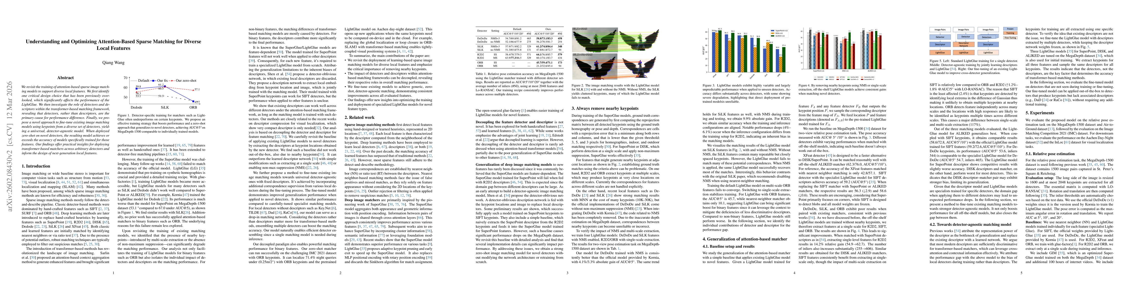 Thumbnail for Understanding and Optimizing Attention-Based Sparse Matching for Diverse Local Features
