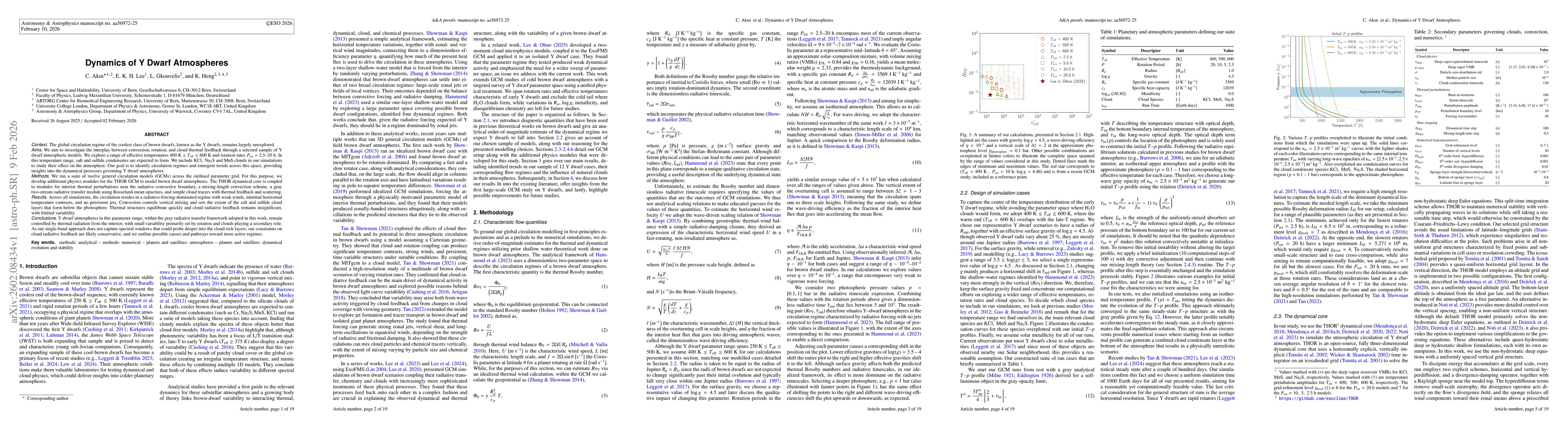 Thumbnail for Dynamics of Y Dwarf Atmospheres