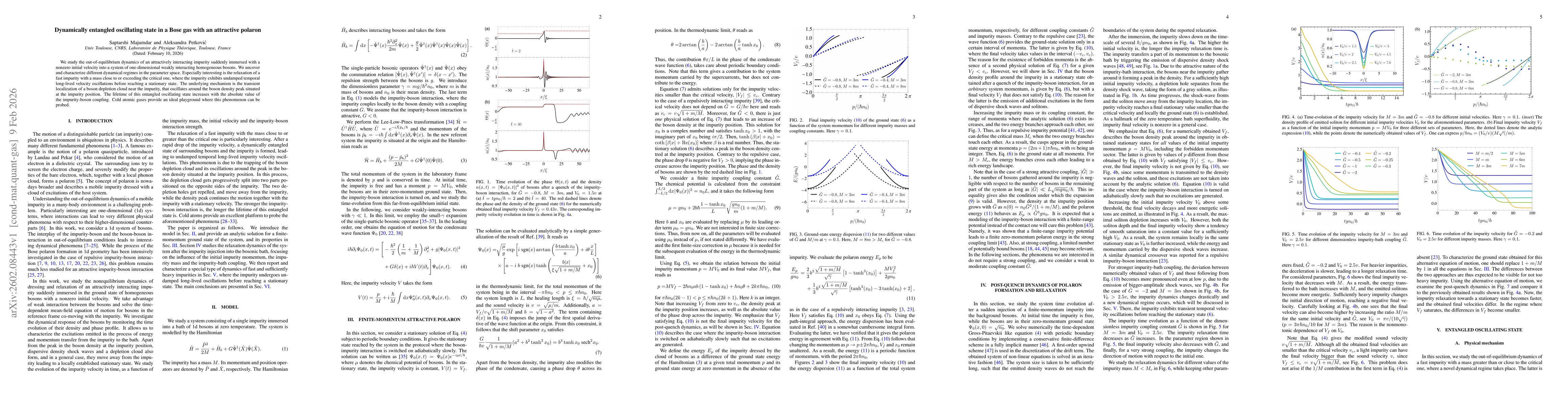 Thumbnail for Dynamically entangled oscillating state in a Bose gas with an attractive polaron