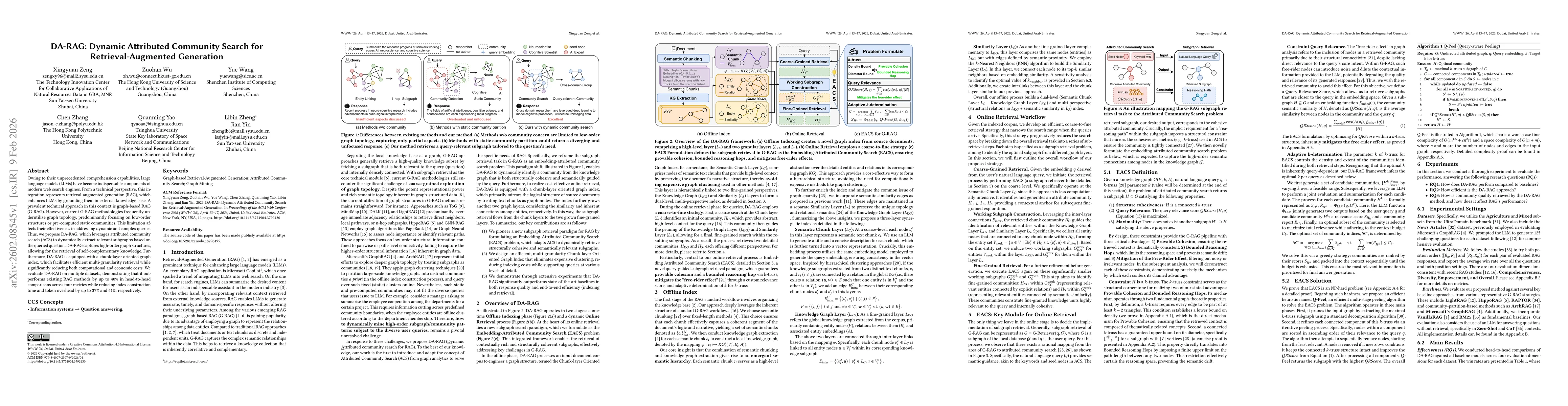 Thumbnail for DA-RAG: Dynamic Attributed Community Search for Retrieval-Augmented Generation