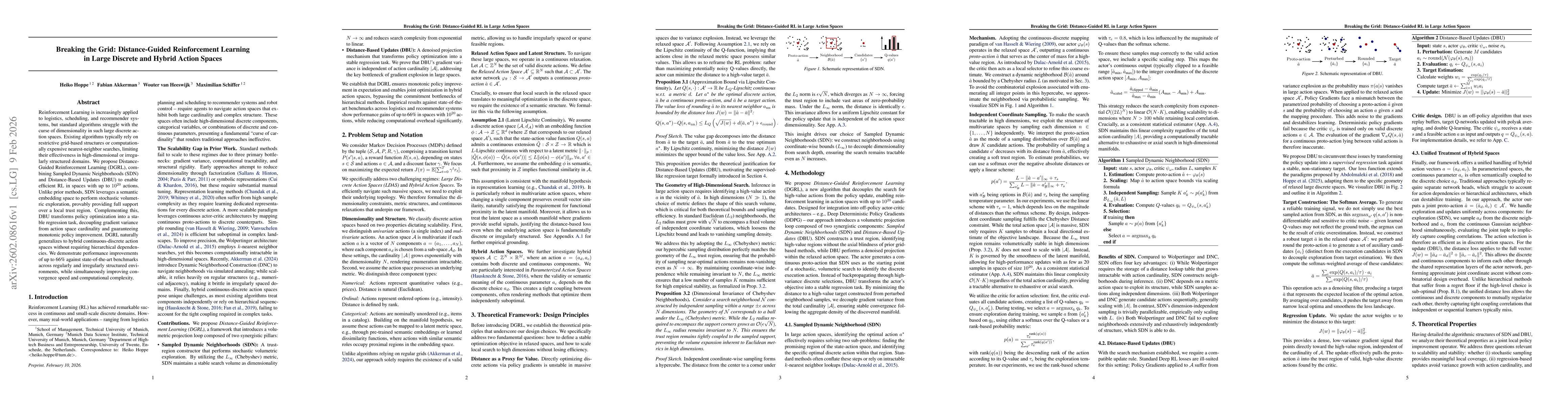 Thumbnail for Breaking the Grid: Distance-Guided Reinforcement Learning in Large Discrete and Hybrid Action Spaces