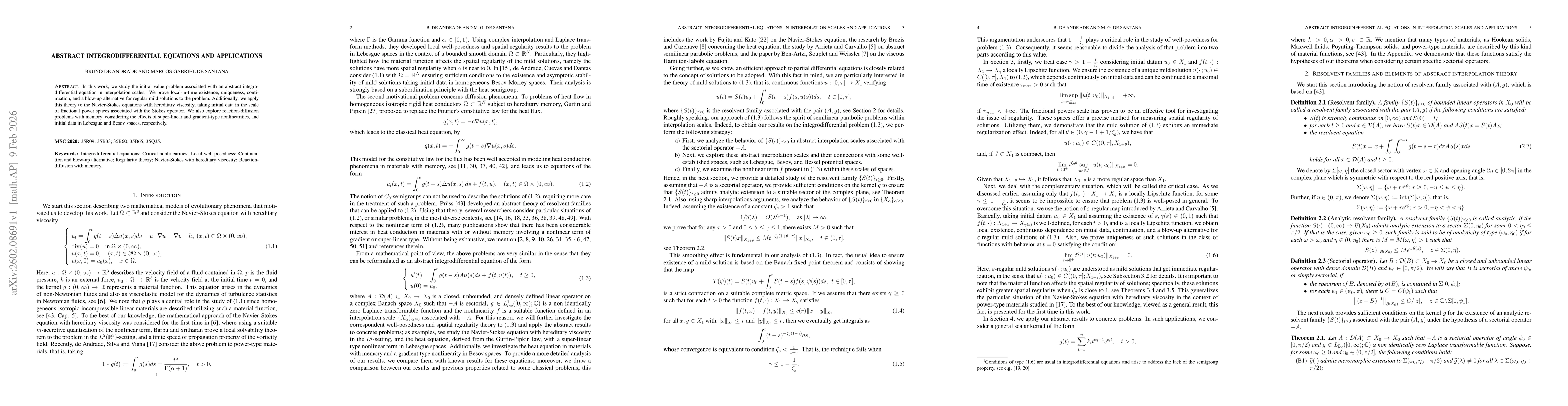 Thumbnail for Abstract integrodifferential equations and applications