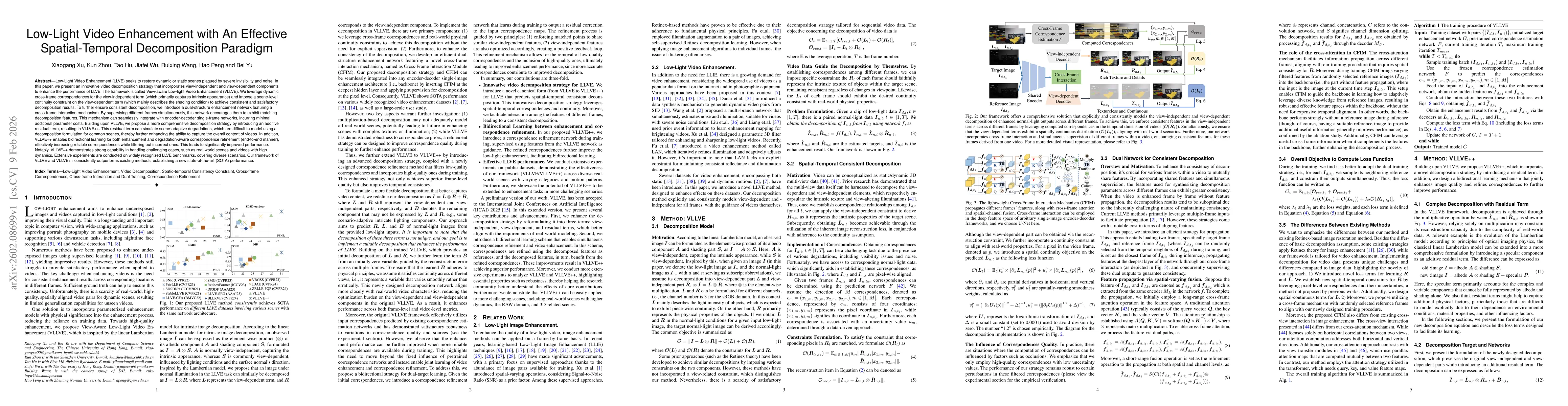 Thumbnail for Low-Light Video Enhancement with An Effective Spatial-Temporal Decomposition Paradigm