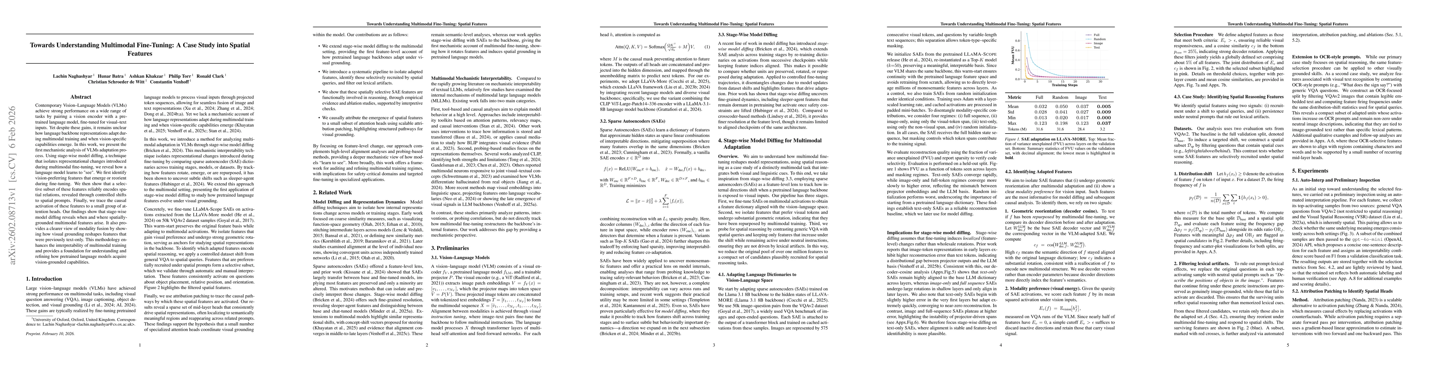 Thumbnail for Towards Understanding Multimodal Fine-Tuning: Spatial Features