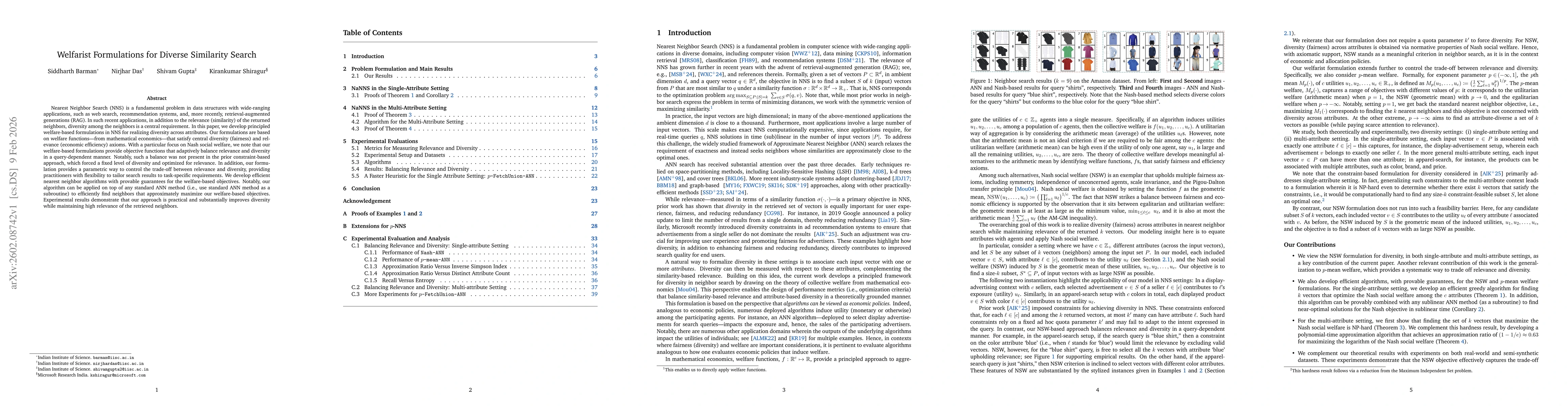 Thumbnail for Welfarist Formulations for Diverse Similarity Search