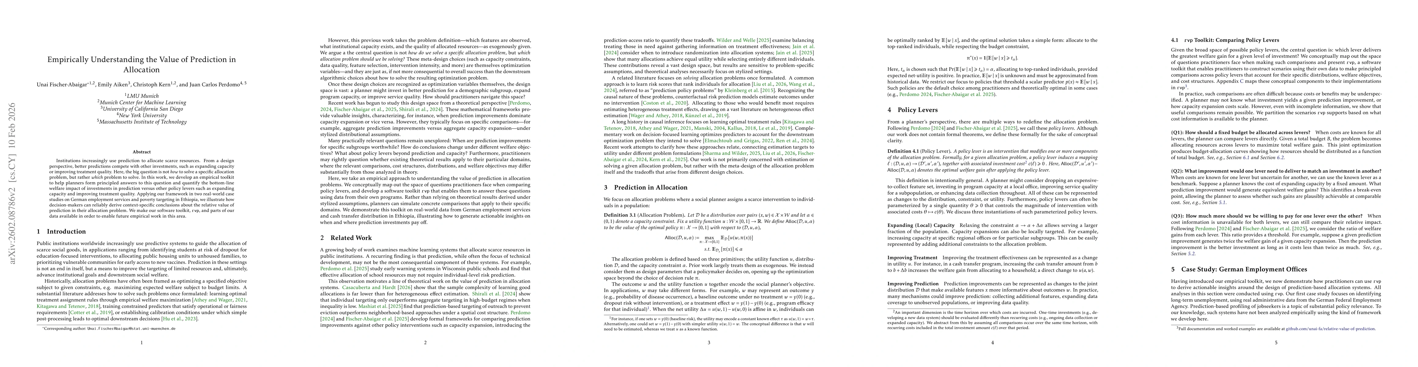 Thumbnail for Empirically Understanding the Value of Prediction in Allocation