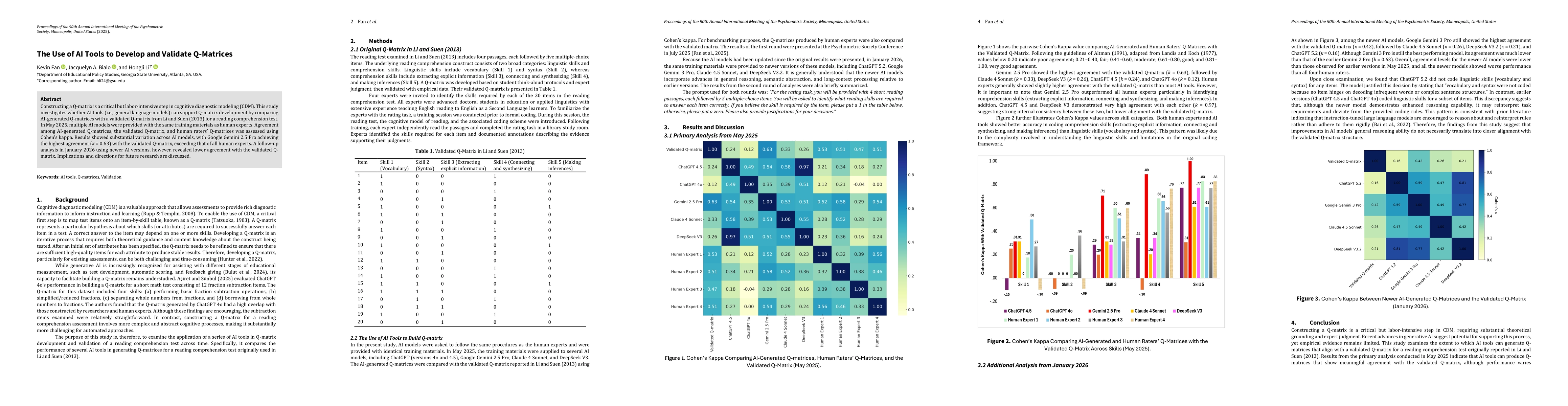 Thumbnail for The Use of AI Tools to Develop and Validate Q-Matrices