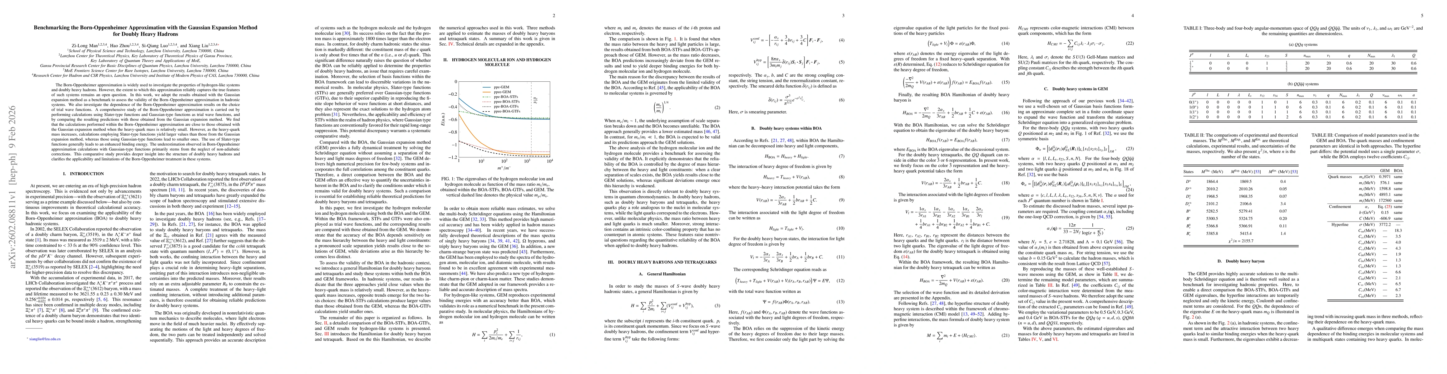 Thumbnail for Benchmarking the Born-Oppenheimer approximation with the Gaussian expansion method for doubly heavy hadrons