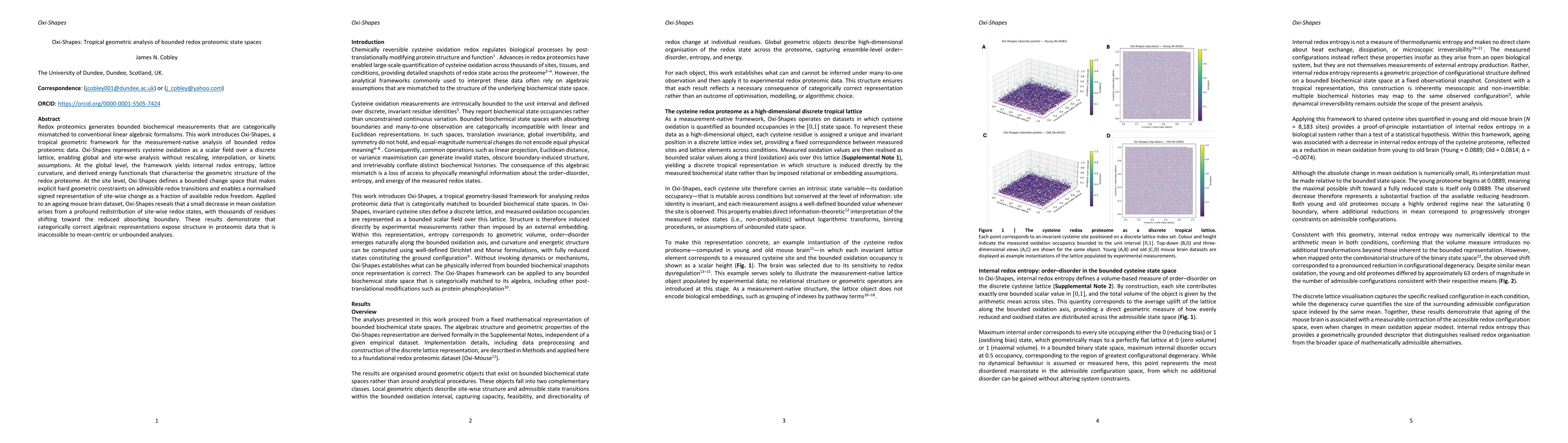 Thumbnail for Oxi-Shapes: Tropical geometric analysis of bounded redox proteomic state spaces