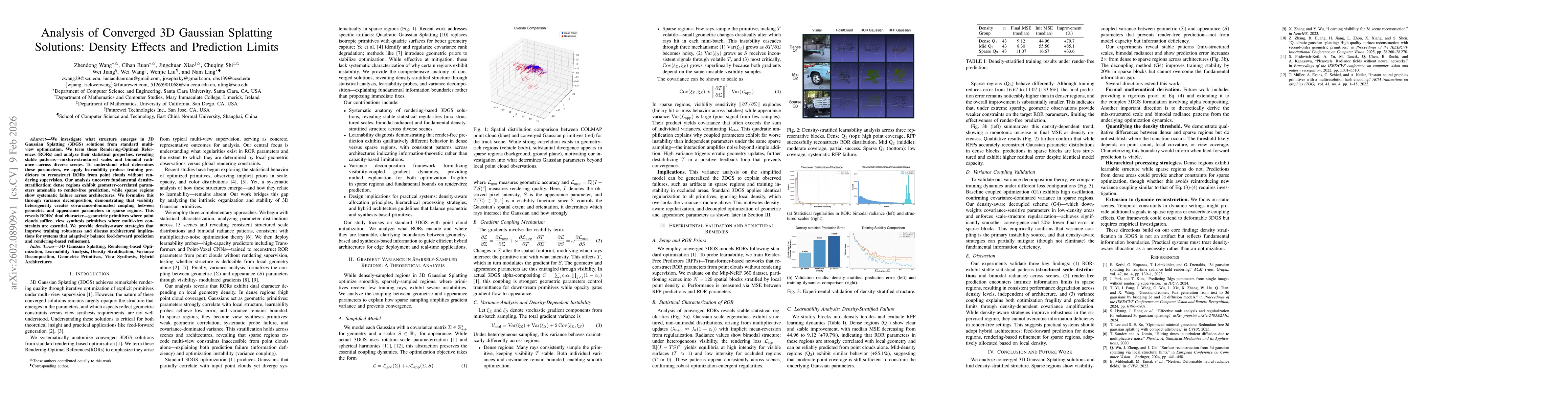 Thumbnail for Analysis of Converged 3D Gaussian Splatting Solutions: Density Effects and Prediction Limit