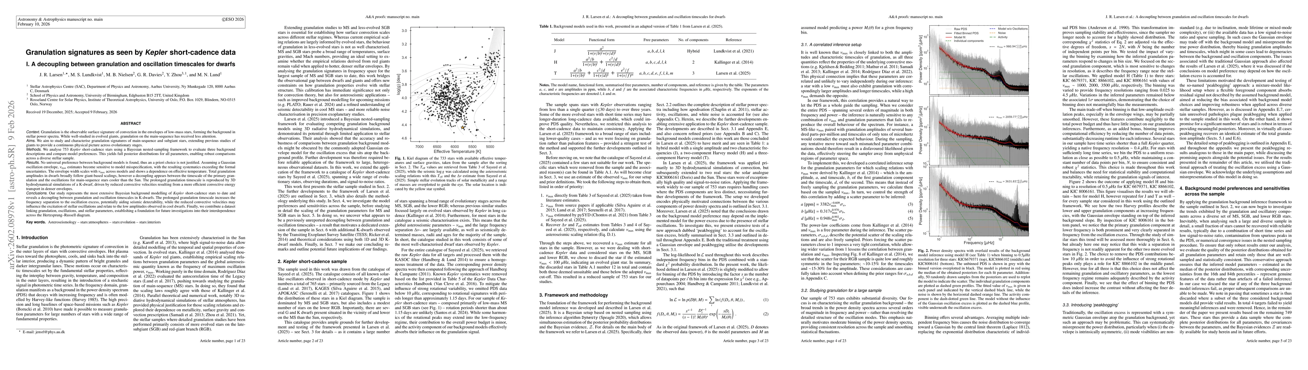 Thumbnail for Granulation signatures as seen by Kepler short-cadence data. I. A decoupling between granulation and oscillation timescales for dwarfs
