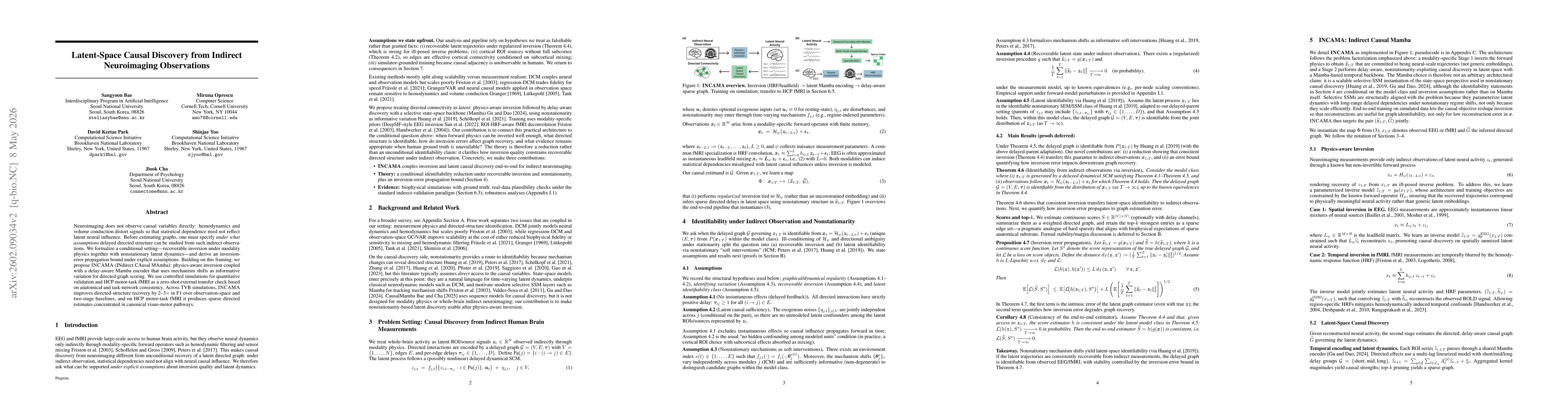Thumbnail for Recovering Whole-Brain Causal Connectivity under Indirect Observation with Applications to Human EEG and fMRI