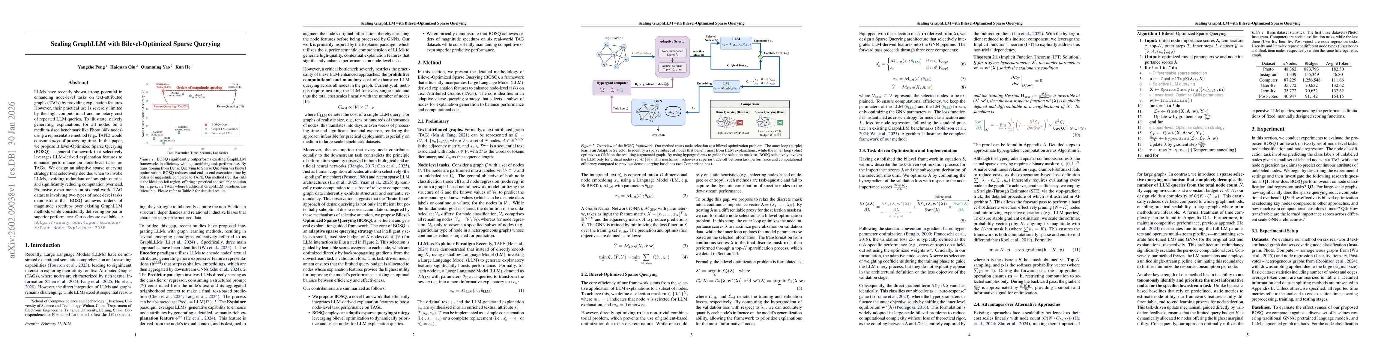 Thumbnail for Scaling GraphLLM with Bilevel-Optimized Sparse Querying