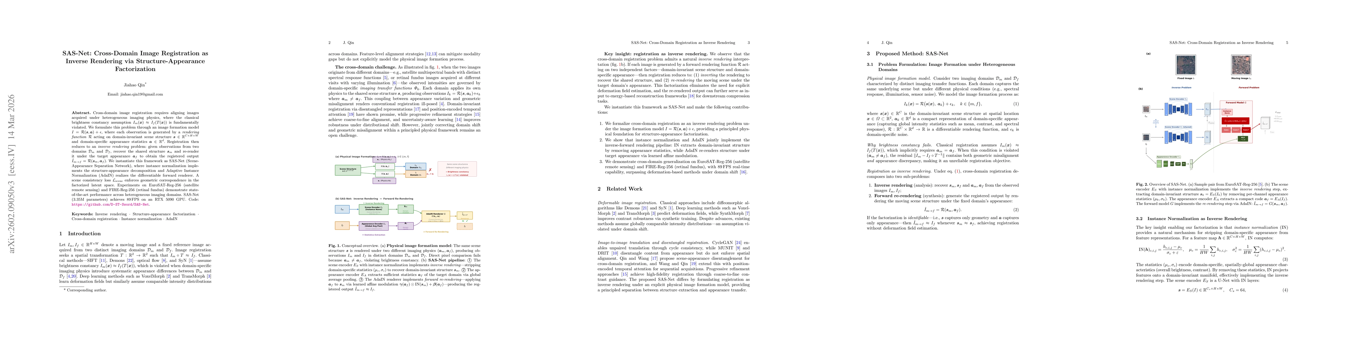 Thumbnail for SAS-Net: Scene-Appearance Separation Network for Robust Spatiotemporal Registration in Bidirectional Photoacoustic Microscopy