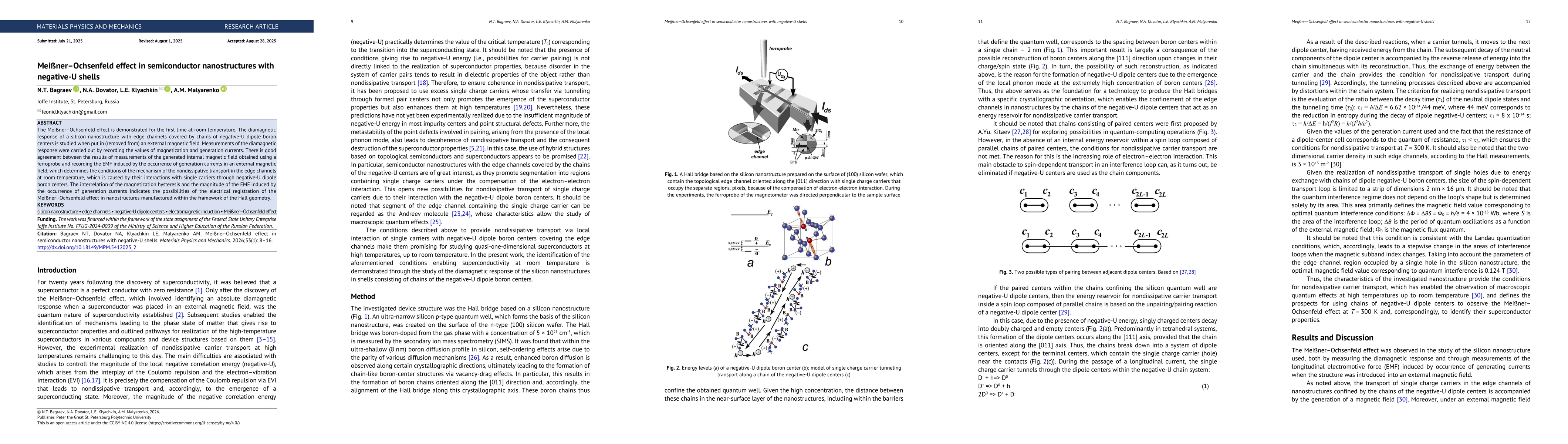 Thumbnail for Meissner-Ochsenfeld effect in semiconductor nanostructures with negative-U shells