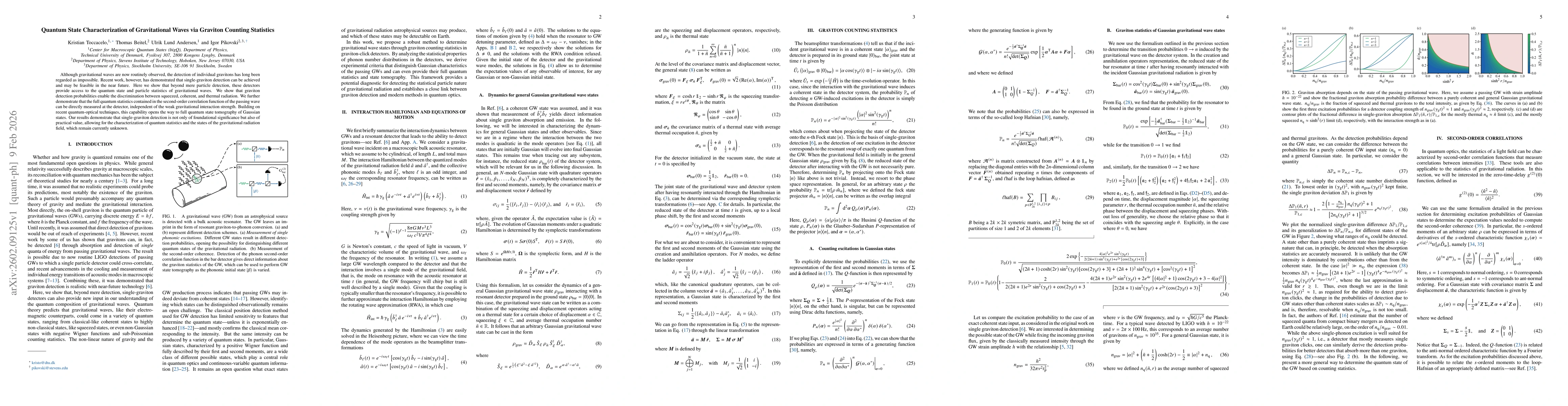Thumbnail for Quantum State Characterization of Gravitational Waves via Graviton Counting Statistics
