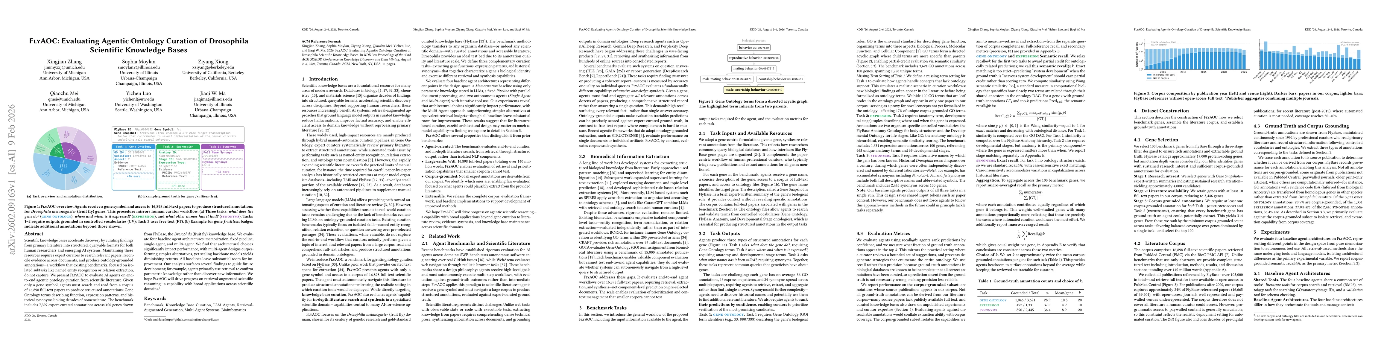 Thumbnail for FlyAOC: Evaluating Agentic Ontology Curation of Drosophila Scientific Knowledge Bases