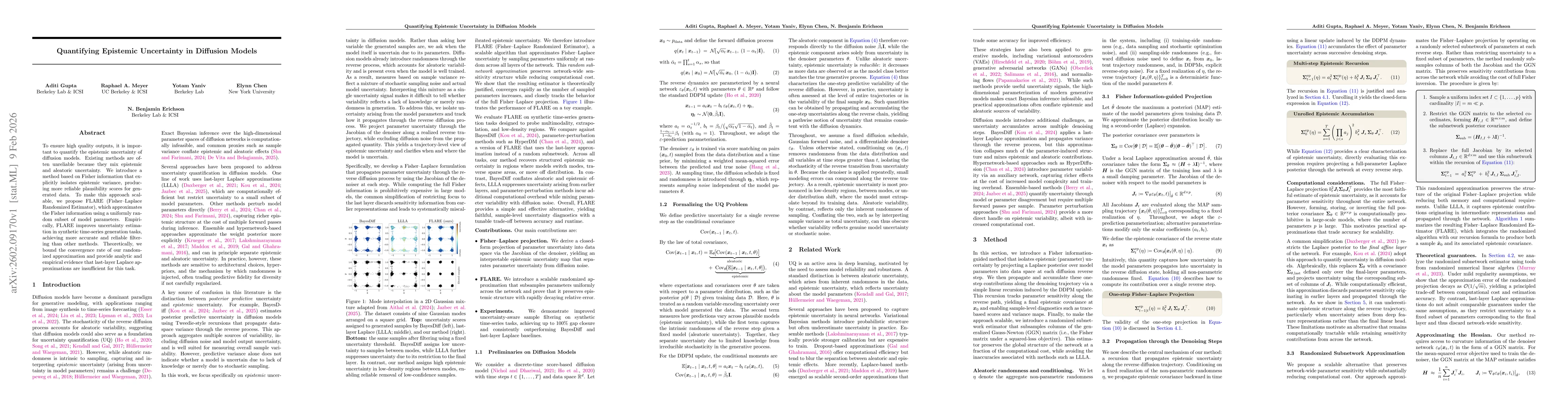 Thumbnail for Quantifying Epistemic Uncertainty in Diffusion Models