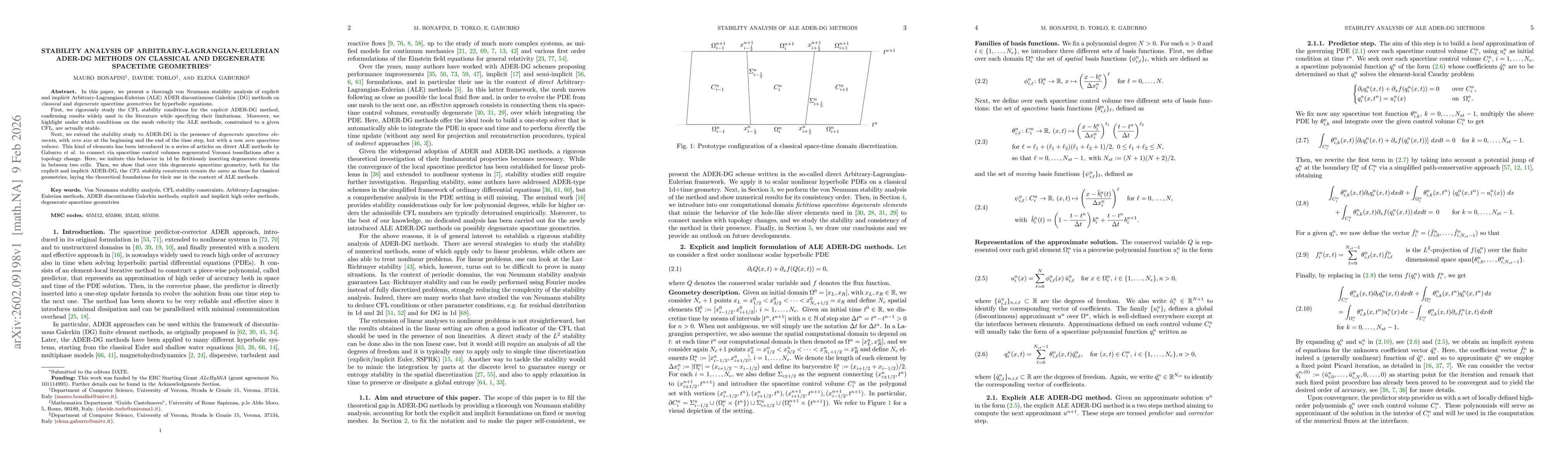 Thumbnail for Stability analysis of Arbitrary-Lagrangian-Eulerian ADER-DG methods on classical and degenerate spacetime geometries