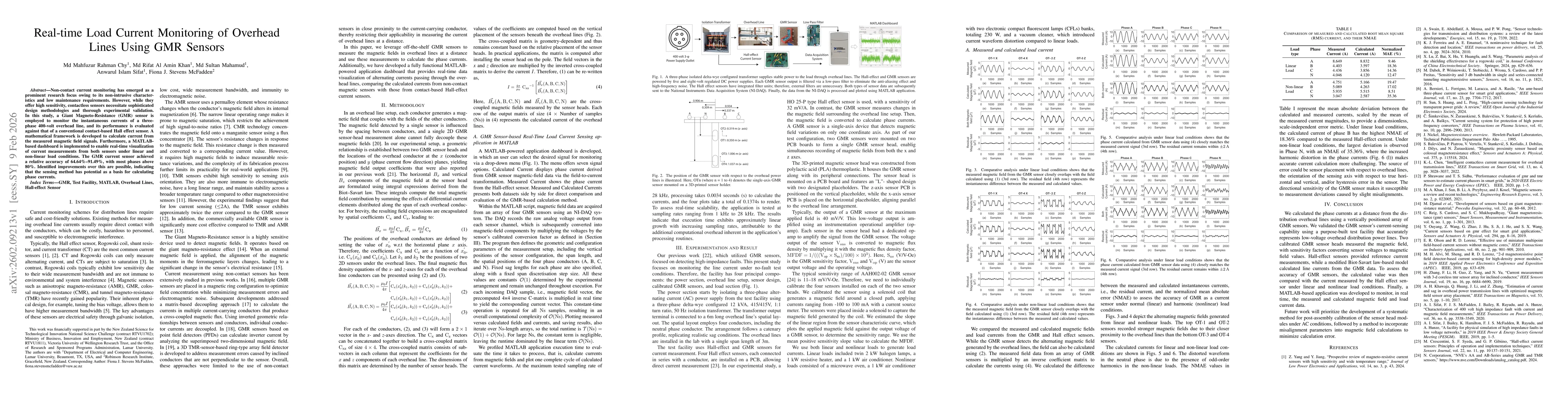 Thumbnail for Real-time Load Current Monitoring of Overhead Lines Using GMR Sensors