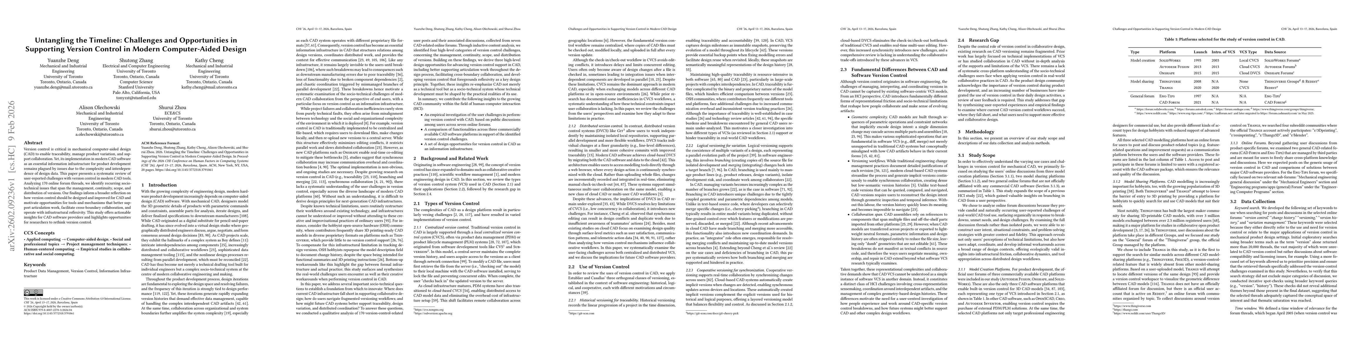 Thumbnail for Untangling the Timeline: Challenges and Opportunities in Supporting Version Control in Modern Computer-Aided Design