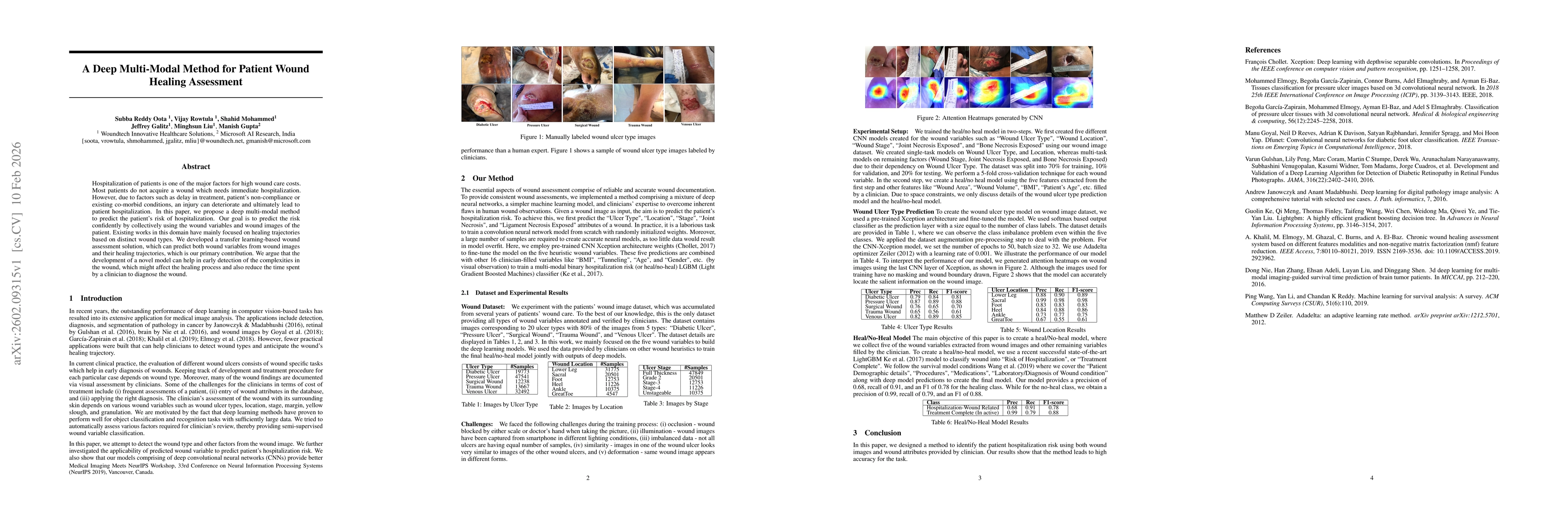 Thumbnail for A Deep Multi-Modal Method for Patient Wound Healing Assessment