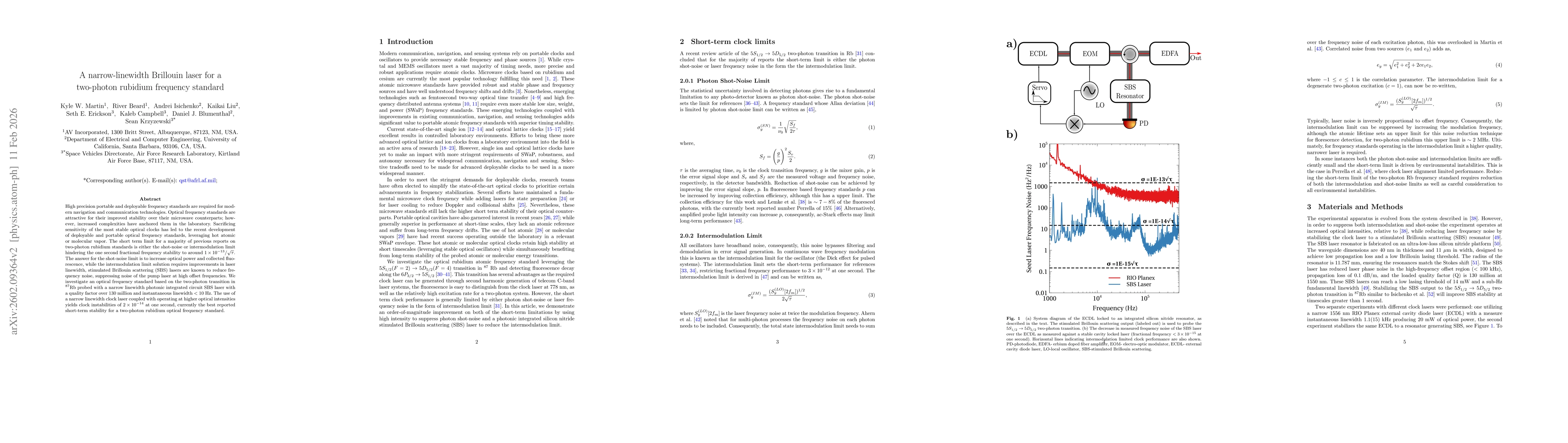 Thumbnail for A narrow-linewidth Brillouin laser for a two-photon rubidium frequency standard